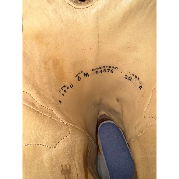 Corral Women's Heart Wings western boots snip toe distressed leather size 6 - Picture 8 of 12